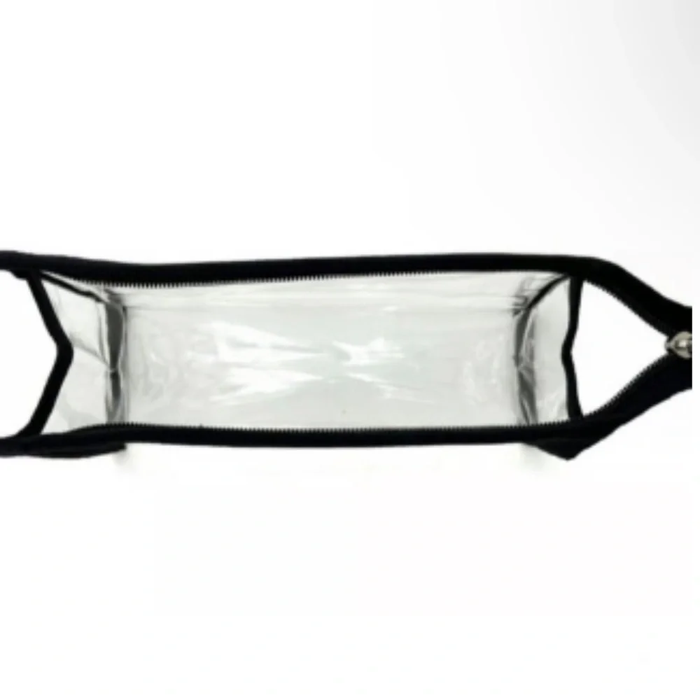 Kendall + Kylie Makeup Cosmetics Bag / Clear & Black / BRAND NEW